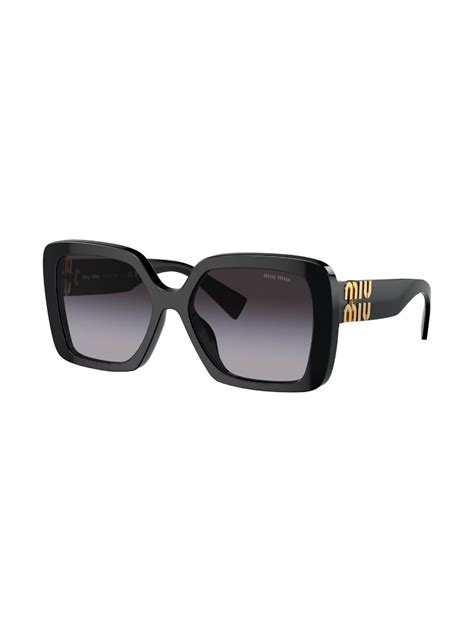 miu miu glass frame|miu square sunglasses.